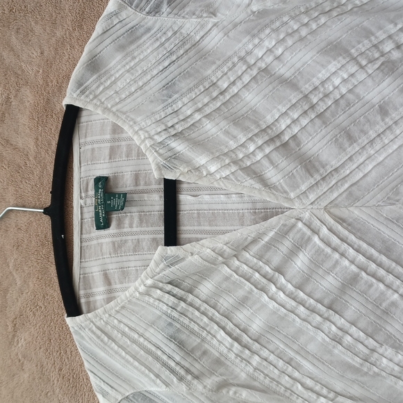 RALPH LAUREN JEANS CO SHEER WHITE SHIRT SIZE SMALL - Picture 4 of 15